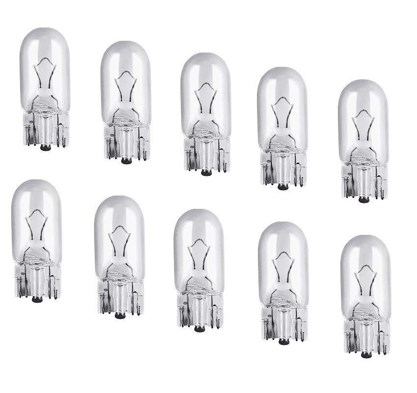 10x Glühlampen Glühbirne Glassockel 12V 5W W2,1x9,5d 12Volt - KMParts, 2,38  €